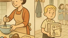 Vtip: Pepíček se ptá maminky: Co děláš?