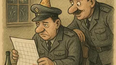 Vtip: Policajt na Silvestra čte kalendář…