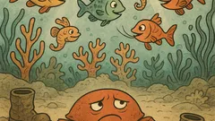 Vtip: Víte, proč krab nemá peníze?