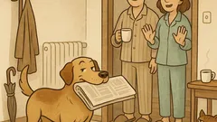 Vtip: Chytrý pes nosí noviny zdarma