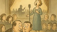 Vtip: Na koncertě pán šeptá sousedovi...