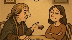 Vtip: Kartářka vykládá karty mladé slečně…