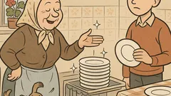 Vtip: Vnuk se ptá babičky: „Je čisté?“