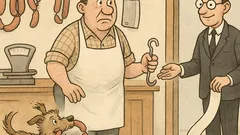 Vtip: Do řeznictví vběhl pes…