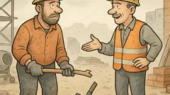 Vtip: Hej, mistře, zlomila se násada!