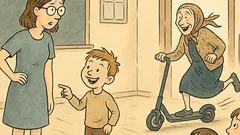 Vtip: Pepíček: „Paní učitelko, babičce je 90!“