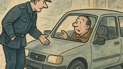 Vtip: Zastaví mě policie—mám přezuto?