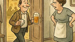 Vtip: „To musíš furt chodit do hospody?“