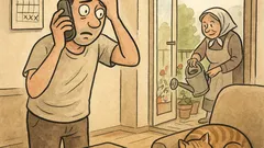 Vtip: Manželka odjíždí na dovolenou: kočka, babička