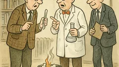 Vtip: Tři profesoři a hořící koš