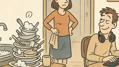 Vtip: Žena mě varovala kvůli nádobí