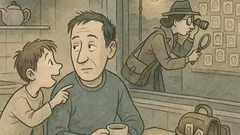 Vtip: Tati, paní učitelka je stalkerka!