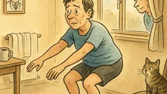 Vtip: Doktor mi řekl, že ranní rozcvička...