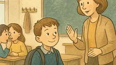 Vtip: Pepíček přijde pozdě do školy…