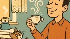 Vtip: Chuck si spálil jazyk o čaj