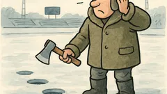 Vtip: Přijde rybář na zamrzlou plochu…