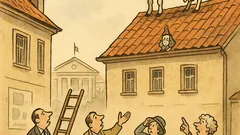 Vtip: Politika je jako kráva na střeše