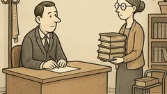 Vtip: Pohovor na knihovníka? Pššššt!