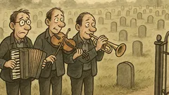 Vtip: Víte, proč muzikanti neradi na hřbitov?