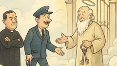 Vtip: Přijdou do nebe řidič autobusu a farář